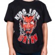 T-Shirt - Kids Love Satan (Black)